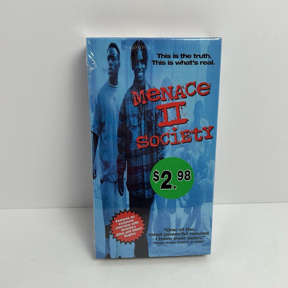 New Menace II to 2 Society VHS Tape Sealed 1993 Larenz Tate